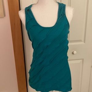 A.Byer sz Med emerald green dressy tank